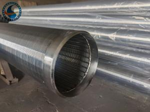 China Free Flow Vee Wire Downhole Slotted Tube Standard Construction wholesale