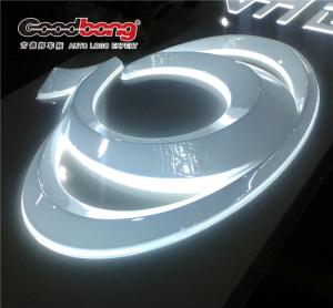 China steel auto light logo letter signage wholesale
