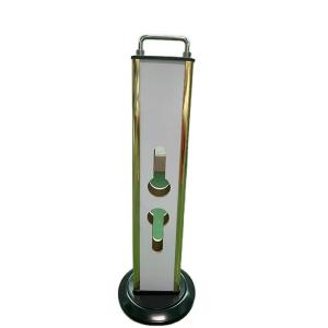 China Glass Door Aluminum Alloy Wood Door Type Intelligent Fingerprint Password Display Stand wholesale