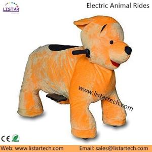 China coin operated walking animal scooters plush motorized animals wholesale