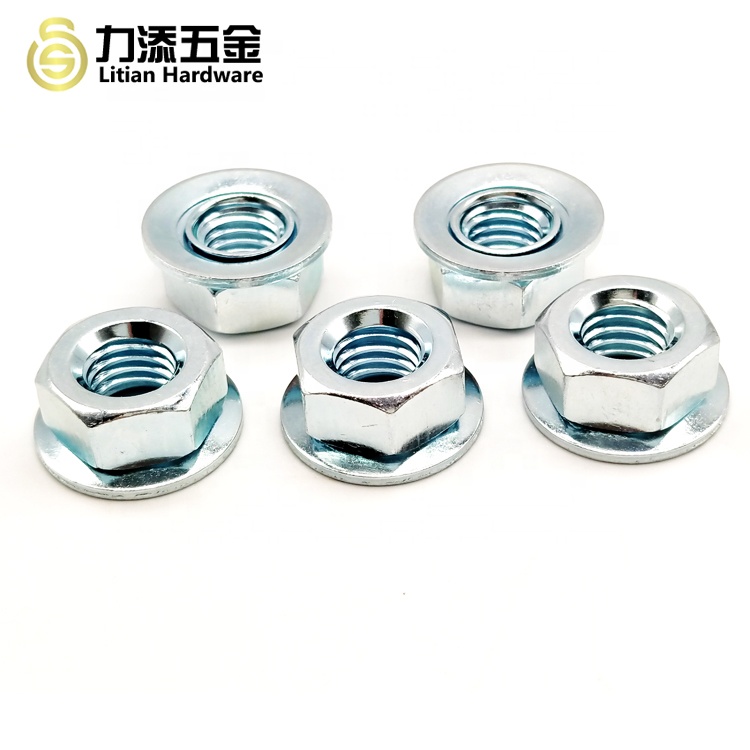Din 6923 Metal Self Locking Nut Elastic Compression Gasket Rotatable Nut M28