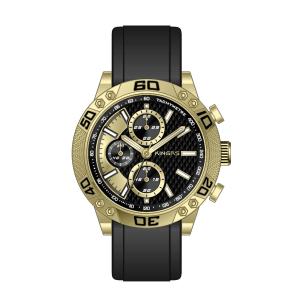 China 3ATM Men Silicone Strap Watches With Eco - friendly Rubber Strap wholesale