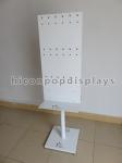 Jewelry Revolving Display Stand With Hooks , Peg Hook Display Rack