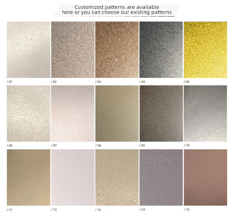5 x 10FT Gold Color Stainless Steel Sheet 2438mm 3048mm 430 4 x 8FT Sandblasting