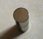 Silver Shine Color Neodymium Magnets Strong Disc N35 Grade 18mm X 15mm