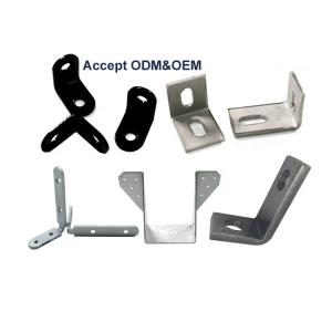 China Aluminum Bending Welding Stamped Metal Brackets Sheet Mold Punching Metal Parts wholesale