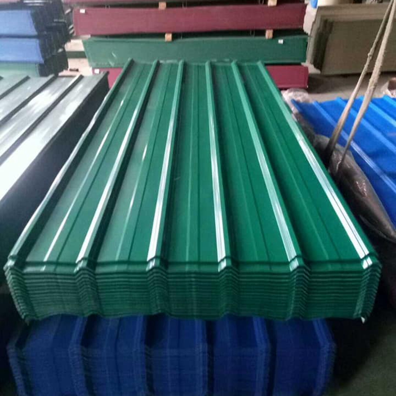 Cold Rolled PPGI Roofing Sheet RAL Color Coated Corrugated Galvanized Steel Panels