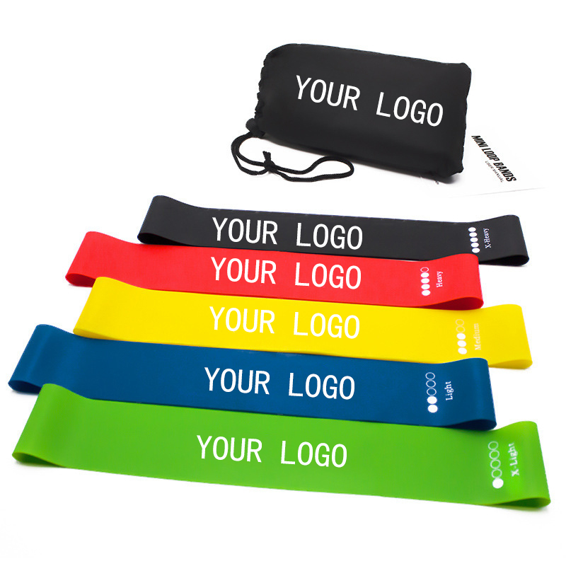 5 Pcs BSCI Latex Resistance Band Set Elastic Bands Body Shaping