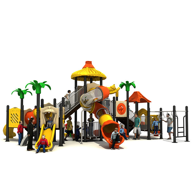 Classic Large Outdoor Playground Playing Area For Kids Slides Customized