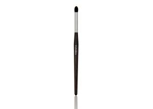 China Precise Gray Squirrel Hair Eye Blending Crease Brush With Luxury Ebony Handle wholesale