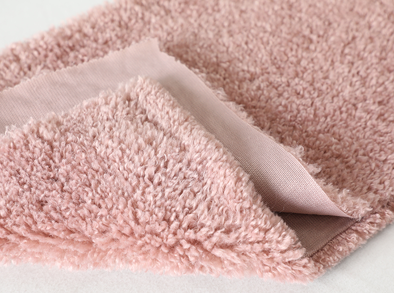 Polyester Sherpa Fleece Fabric Warm Effect Customizable
