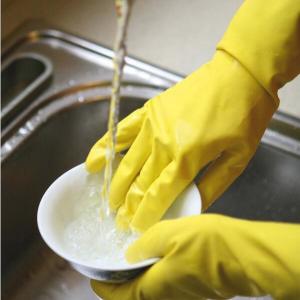 China EN420 Household Kitchen 30g Rubber Dishwashing Gloves wholesale