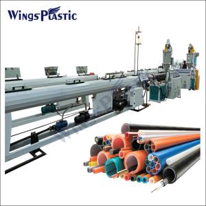 China Plastic Multiple Microduct Sheathed Bundled Pipe Extrusion Production Line wholesale