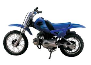 China Blue Off Road And On Road Motorcycle 4 Stroke Engine Front Rear Drum wholesale