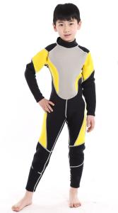 China children wet diving suit 3mm long sleeve neoprene diving wet suit wholesale
