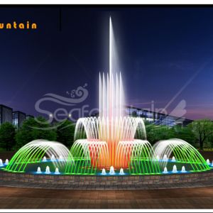 Factory custom made nice-looking music dancing fountain