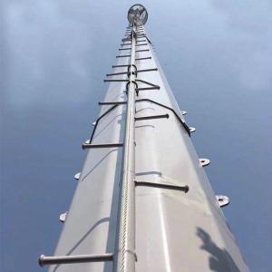 China Signal Communication Lightning Protection GSM Monopole Steel Tower wholesale