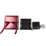 Women Small Earring Jewelry Gift Boxes Drawer With Sloting Pouch