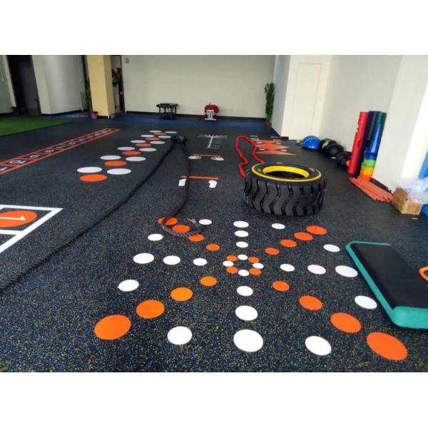 25mm Thick Crossfit Gym Floor Mats Black Sport Floor Mats Anti Slip