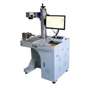 China 30W Coffee Spoon/Bearing/Aluminum Nameplate/Stainless Steel Cylinder Laser Marking Machine wholesale