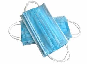 China Rectangle Shaped 3 Ply Non Woven Face Mask With Pollution Resistant wholesale