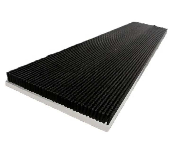 Metal Aluminum Sheet Buffer Assembly Replacement Panel Bristles Tufted Brush Table