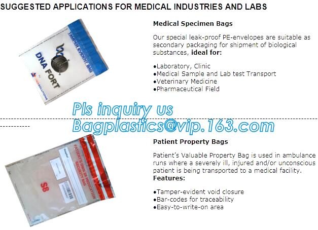 security deposit bags bank deposit bags cash deposit bags, general bank plastic deposit bags supply, Coin and Bank Note