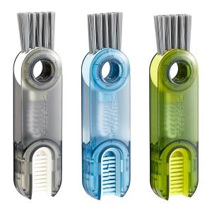 China 3 In 1 Bottle Cup Lid Brush Multipurpose Bottle Gap Cleaner Brush wholesale