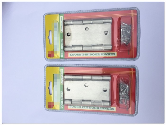 Straight Corner Braceket Blister Packing Hinge , Modern Door Handles For Supermarket