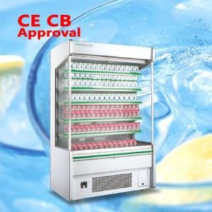 China Restaurant Multideck Display Fridge For Fruit / Vegetable / Beverage wholesale
