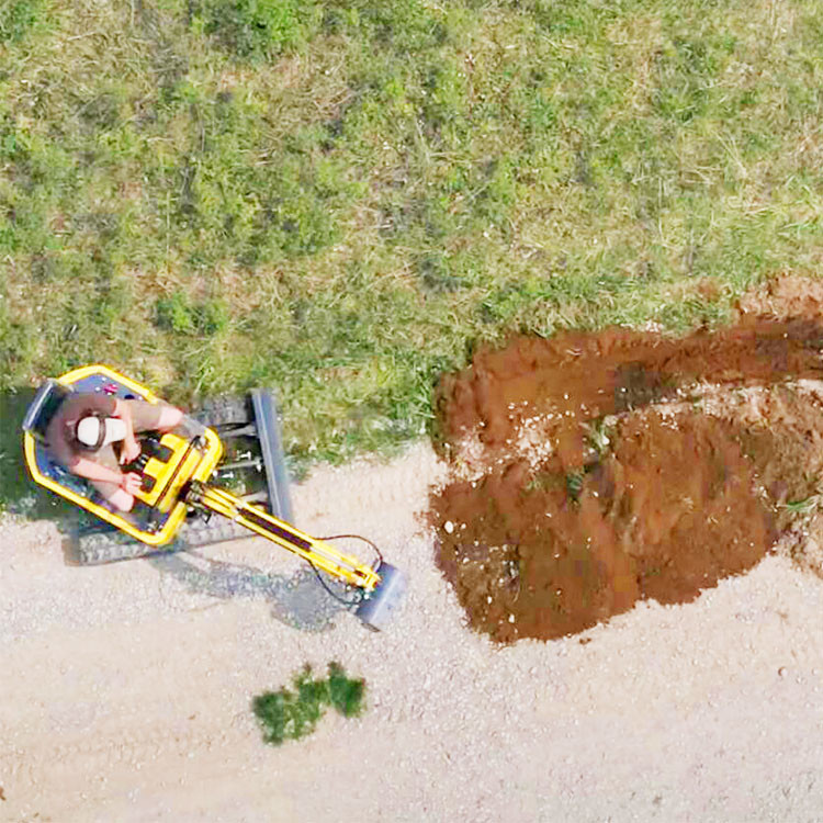 ZHONGMEI Farm Use Small Digger Earth Moving Machinery Mini Crawler Excavator