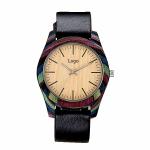Promotional Fashion Wooden Chronograph Watches With Good Zebra Wood