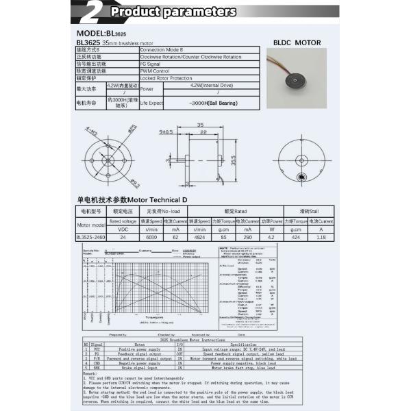 Faradyi Customized Specification 8000 rpm High Speed Micro Brushless Motor 36*25mm 12V 24V Built-in Driver DC Motor