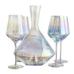 Hand Blown Crystal Wine Glass Set
