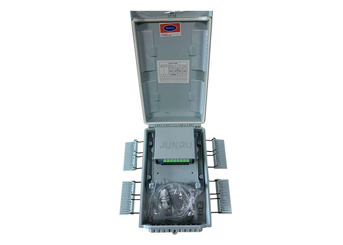 Junpu 24 core Outdoor Fiber Optic Distribution Box, PC+ABS material