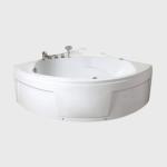 6 Person Square Outdoor Hot Oversized Jacuzzi Tub 55 Inch Bath Tub For Garden