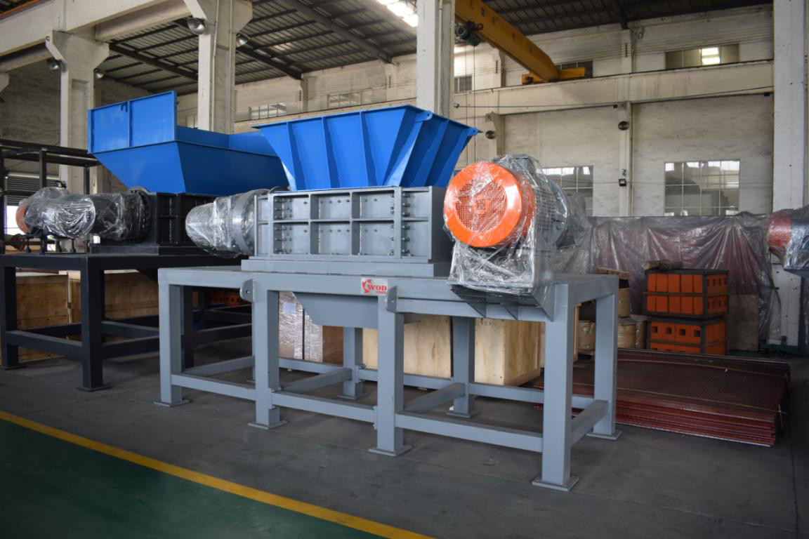 Industrial Paper Shredder Double Shaft Shredder Waste Shredder With CE certificate Cardborad Shredder