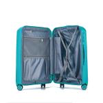 Four Spinner Wheels CYAN ODM PP Trolley Luggage