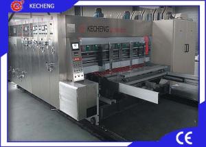 China Vacuum Transfer Printer Slotter Die Cutter / Flexographic Box Printing Machine wholesale