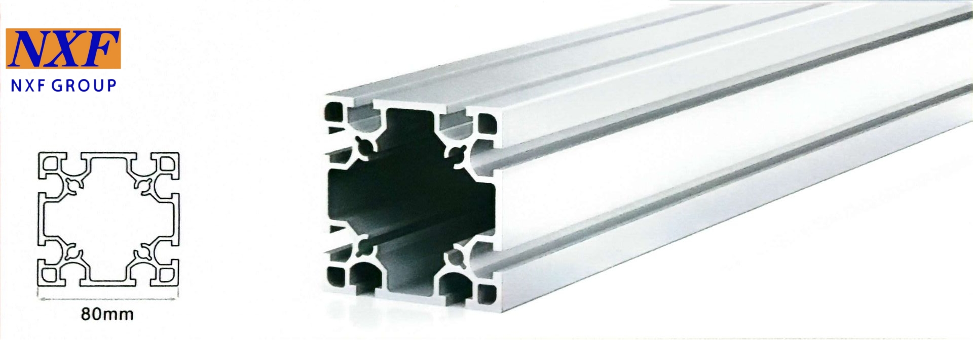 Electrophoresis Surface T3-T8 Temper Aluminum Profiles for Various Applications by NXF Industrial Automation