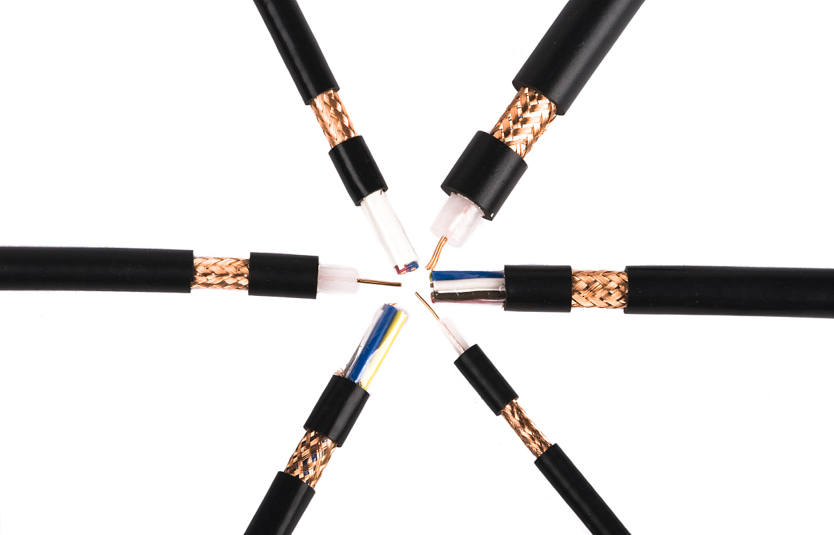 450/750v Copper Conductor PVC Insulated Flexible Shielded Cable for Telephone Communication