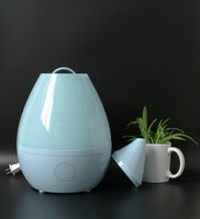 Household Drop - Shaped Led Aroma Ultrasonic Humidifier PP ABS Material