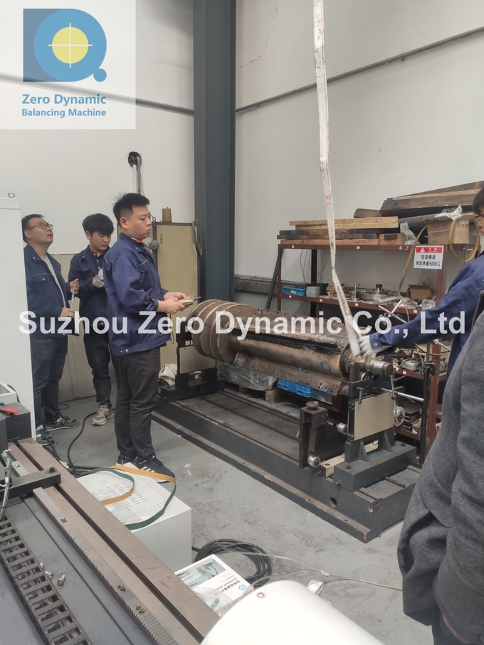 Generator Motor Rotor Balancing Machine, Belt Drive Hard Bearing Paper Mill Roller Balancer