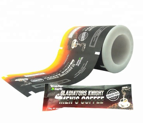 custom printed plastic aluminum foil food grade instant coffee powder sachet packaging bag