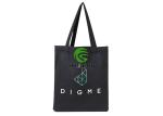 Waterproof Lining Cotton Canvas Shopping Bags With Custom Printed Logo
