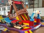 Inflatable Business Park Theme Huge Inflatable Dry Slides And Slides