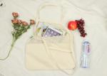 Women Use Cotton Mesh Bag , Durable 40*45cm Cotton Net Bag With Sewn Label
