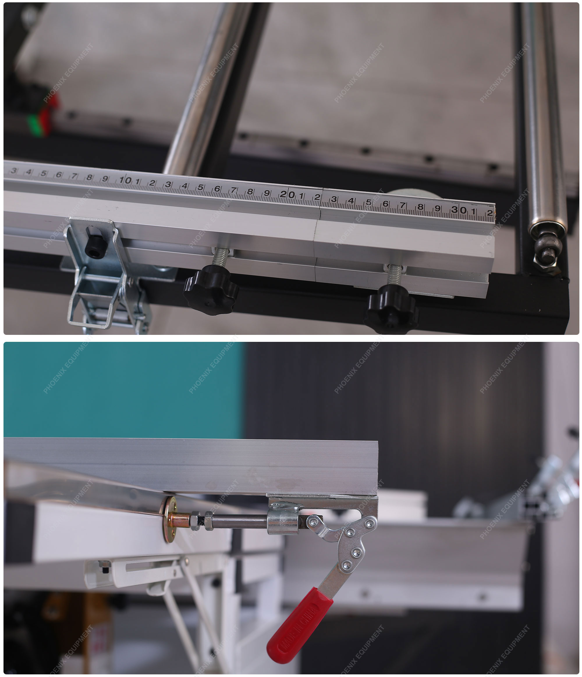 Precision Automatic Sliding Mitre Saw for Plywood Panels in Manufacturing Plants
