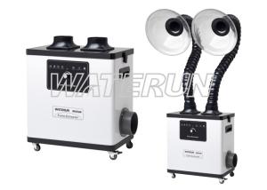 China 110V White Moxibustion nail salon fume extractor Equipment with Double Arms wholesale