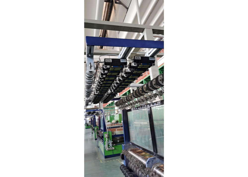 24 Lines Horizontal Copper Enamelling Machine For 0.3mm-0.7mm Wire